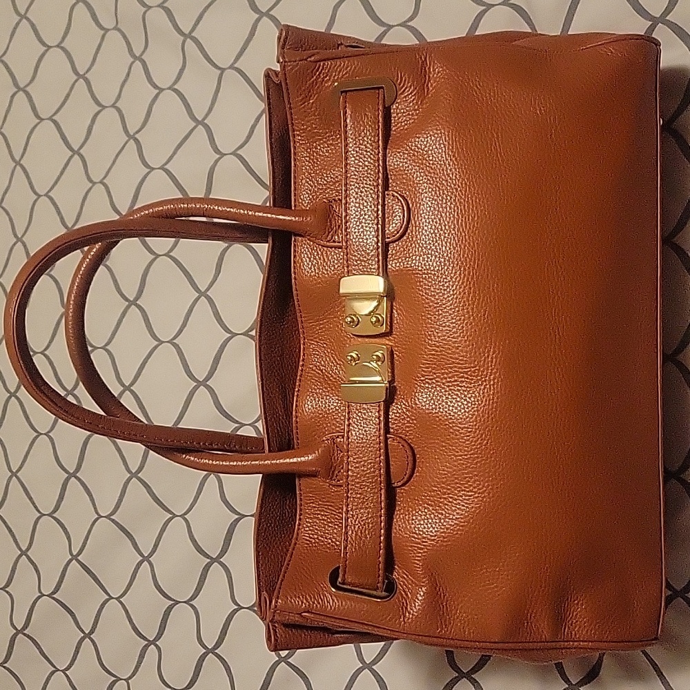 Onna Ehrlich brown leather bag